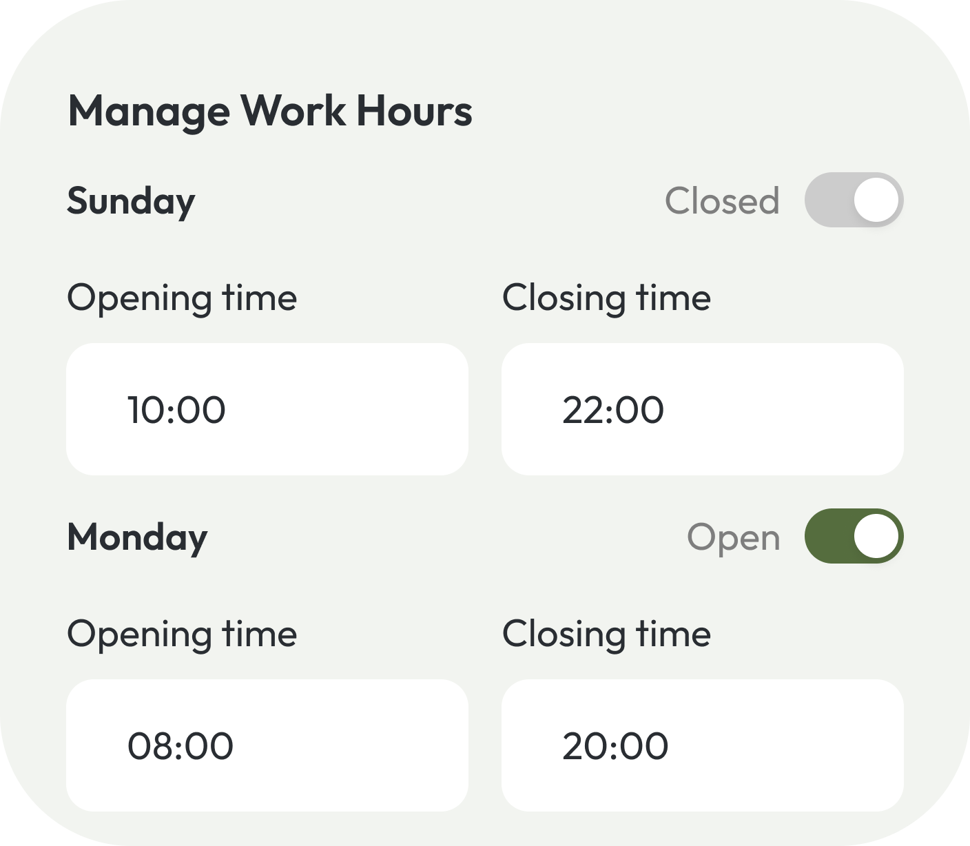 Flexible Schedule